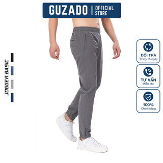 Quần Jogger Nam GUZADO Chất Vải Gió Cao Cấp, Thể Thao Khỏe Khoắn, Cạp Chun Vận Động Thoải Mái GDC02.