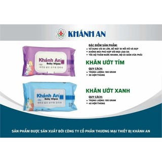 Khăn ướt khánh an cao cấp an toàn cho bé