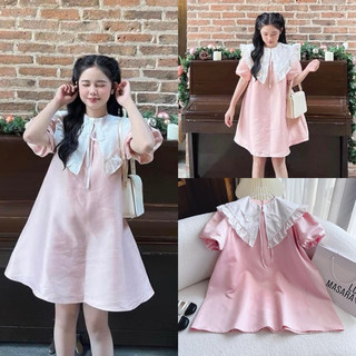 Đầm babydoll xếp li
