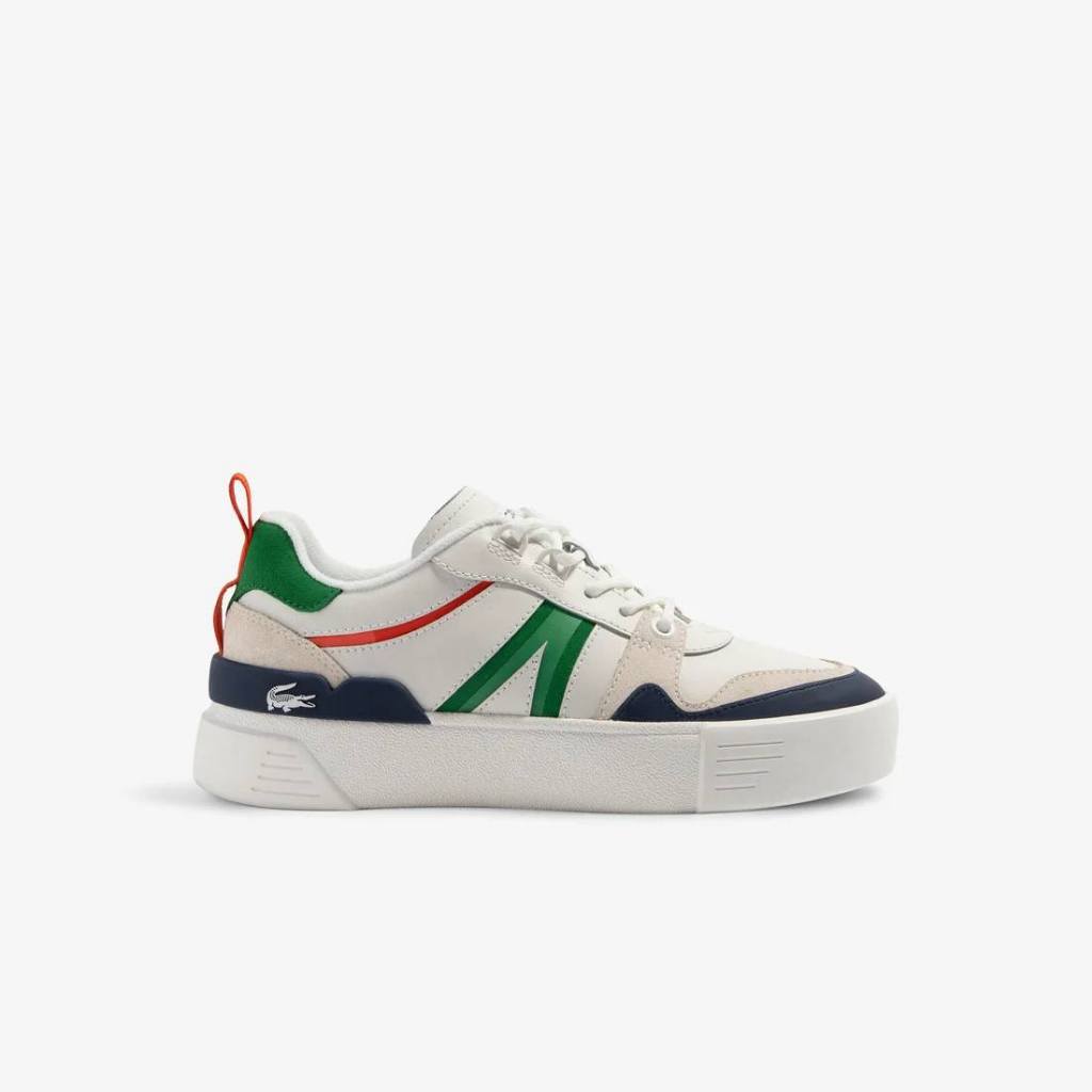 GIÀY LACOSTE CHÍNH HÃNG-Giày Lacoste Nữ L002 223 4 CFA (Trắng x Xanh)