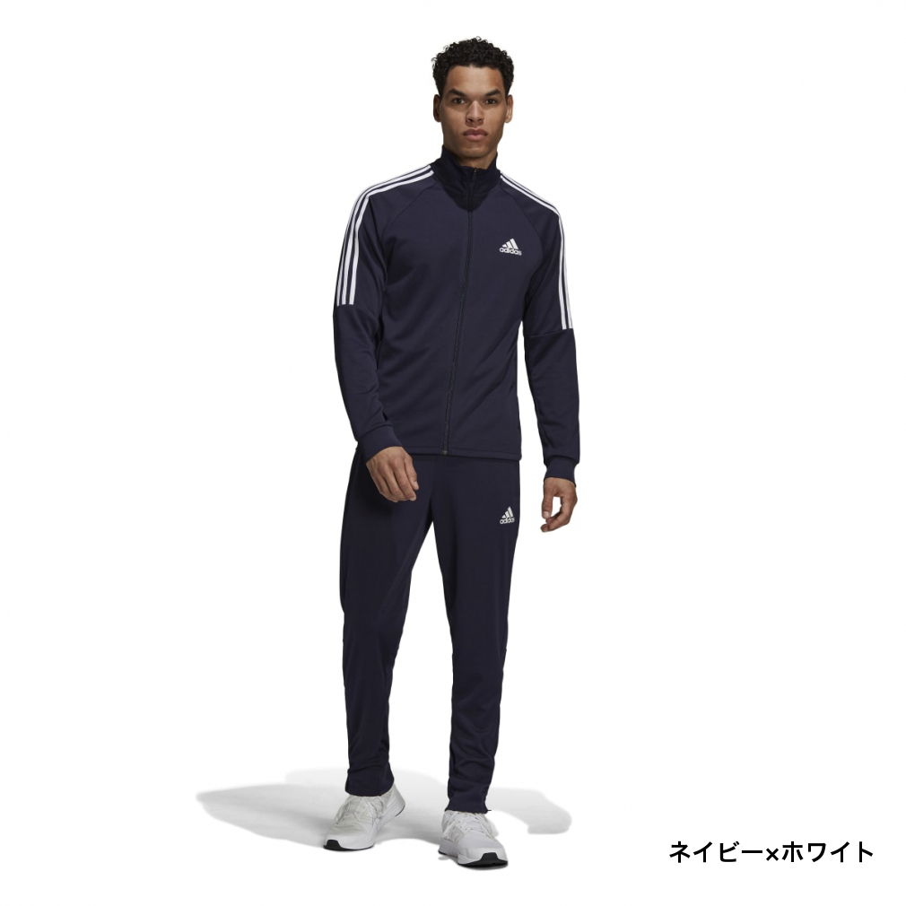 Bộ Thể Thao Adidas Nam Chính Hãng – AEROREADY SERENO CUT 3-STRIPES TRACK SUIT/Xanh Đen/GT8802