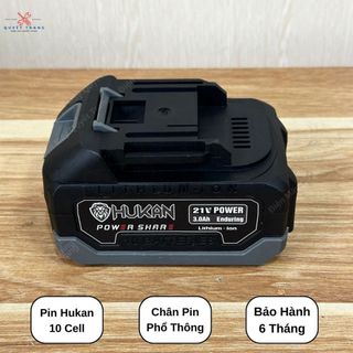 Pin hukan xám 10cell pin 21v chân pin phổ thông m21 phù hợp với các dòng máy mài pin máy siết bulong pin