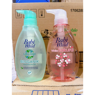 Sữa tắm Babi Mild White Sakura & Pure Natura 380ml