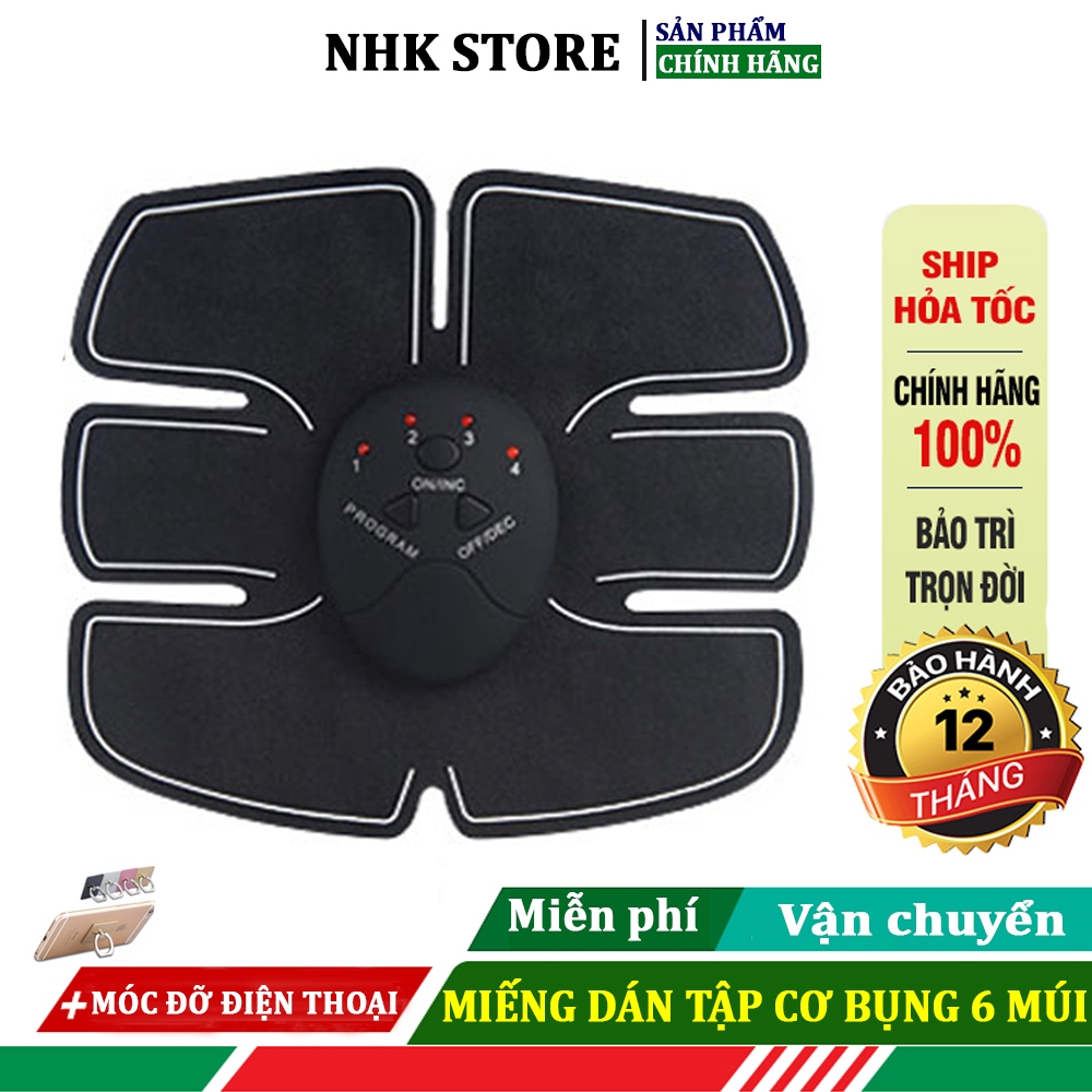 Miếng Dán Tập Cơ Bụng 6 Múi,Miếng Dán Massage Bụng,Miếng Dán Rung Bụng.Giúp Bạn Sở Hữu Bụng 6 Múi săn chắc.