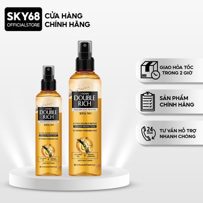 Nước Dưỡng Tóc Cho Tóc Nhuộm Double Rich Balancing Water Extra Double Repair Color Protection 120ml/250ml - GOLD