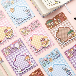 Set 30 tờ giấy note họa tiết hoạt hình dễ thương