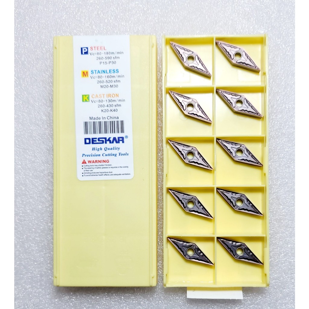 Mảnh chíp tiện (mảnh dao tiện) V16 Deskar VNMG160404-HS LF6018, VNMG160408-HS LF6018,