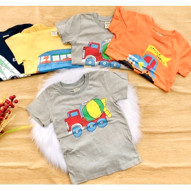 💥Áo cotton xuất place & carter’S bé trai 10-30kg