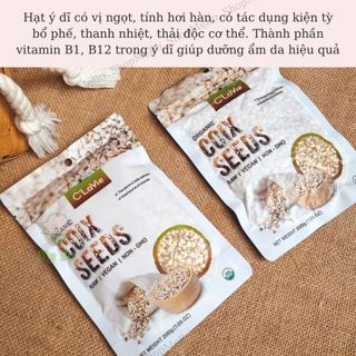 [C'LAVIE] HẠT BÍ, Ý DĨ HỮU CƠ - 200G