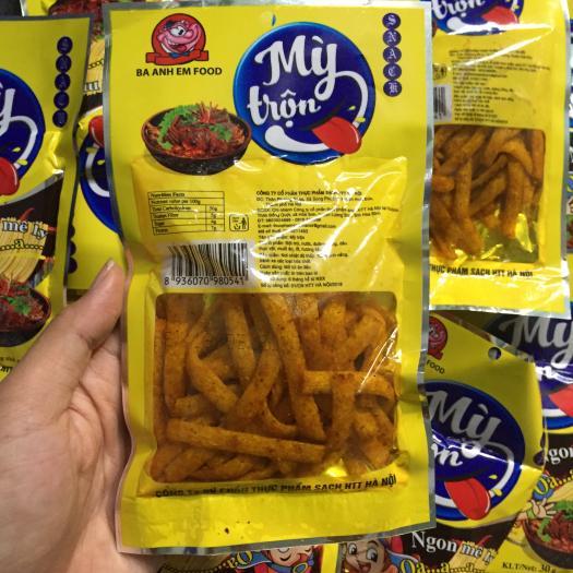 10 Snack mì trộn Ba Anh Em foods vị chua cay ngon mê ly,đồ ăn vặt cổng trường hotttt