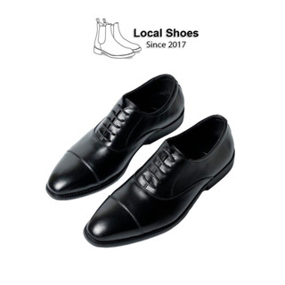 Giày Oxford Captoe mũi nhọn nam da bò, giày buộc dây công sở nam