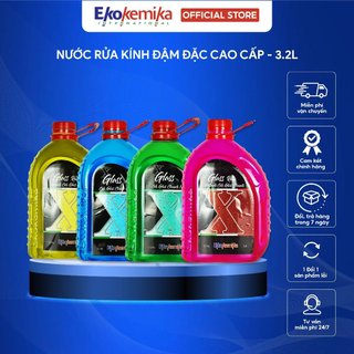Nước rửa kính đậm đặc siêu cấp Xglass 3,2L