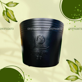 Chậu nhựa trồng cây c9 đen