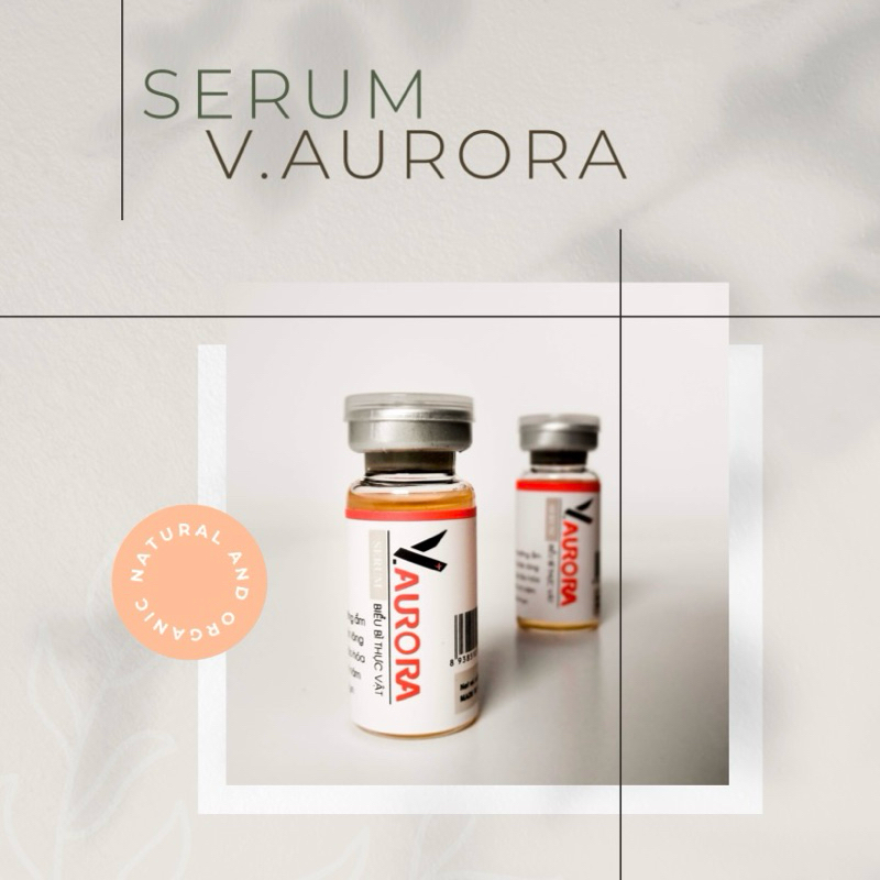 Vaurora serum biểu bì thực vật thuần chay, dưỡng ẩm và phục hồi, công thức dịu nhẹ (đọc mô tả)
