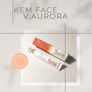 Vaurora serum biểu bì thực vật thuần chay, dưỡng ẩm và phục hồi, công thức dịu nhẹ (đọc mô tả)