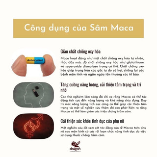 Bột Sâm Maca Đen Peru hữu cơ chuẩn chất lượng 100%