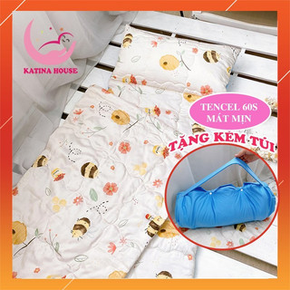 Túi ngủ đi học cho bé, vải Tencel 60s cao cấp mềm mịn, mát lạnh, cho con ngon giấc