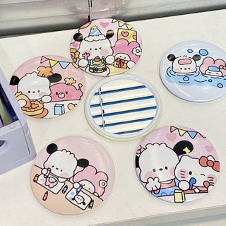 Gương tròn mini bỏ túi nhỏ gọn tiện lợi dễ thương cho bạn nữ nhiều hình cute