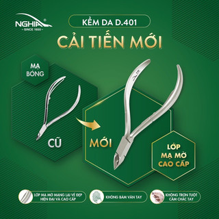 Kìm cắt da, sửa móng tay, [kềm] Nghĩa D401