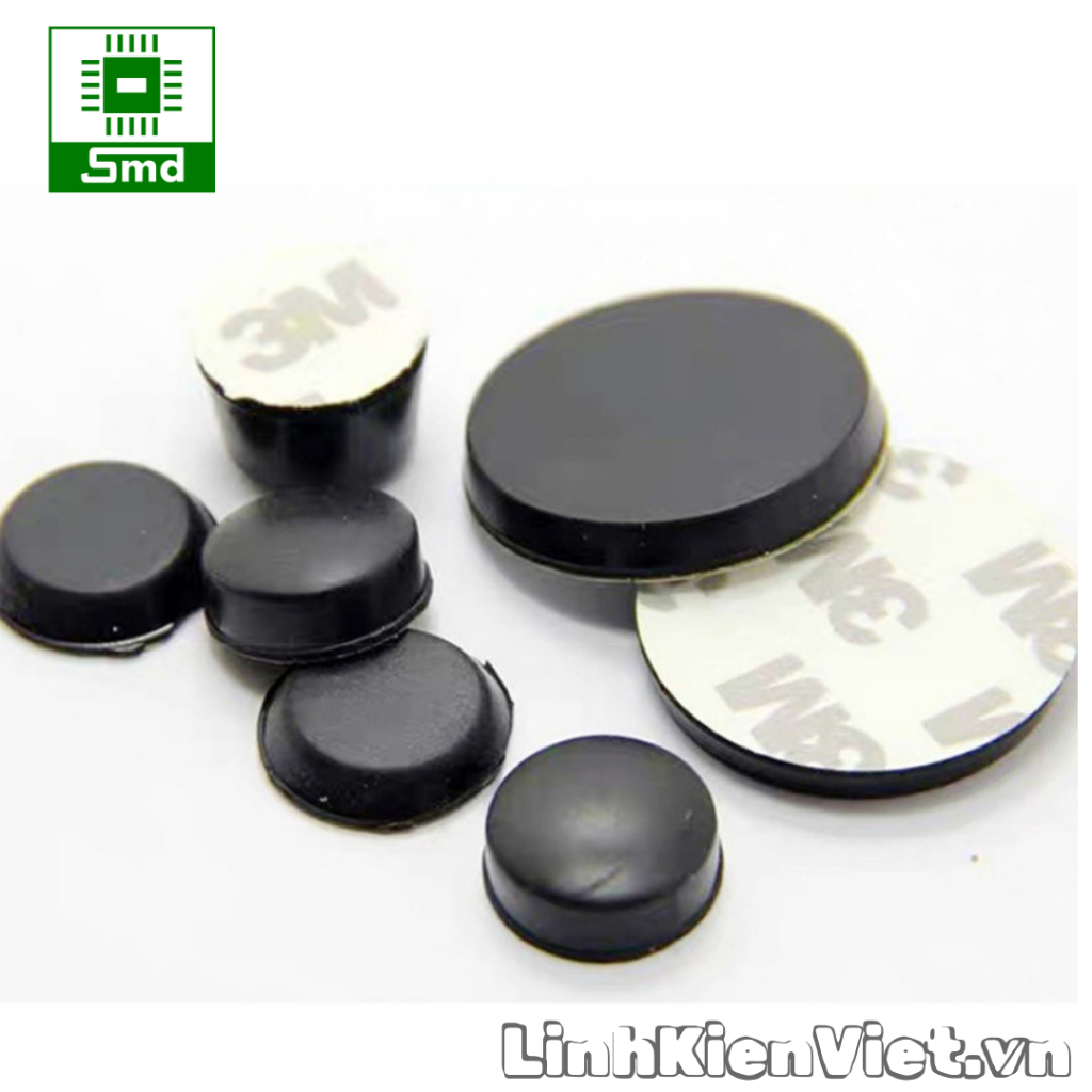 Set 5 Chân đế loa cao su có keo dán 12x4mm 8x2.5mm 10x5mm 8x3.5mm,....,đen trắng các loại, đệm cao su chống ổn, chống ru