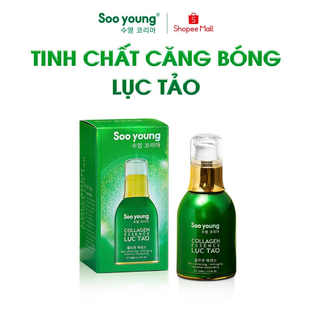 Tinh chất căng bóng Lục Tảo SOOYOUNG KOREA 50ml