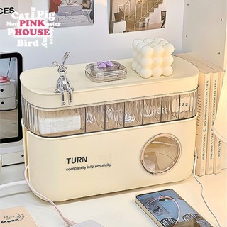 Hộp đựng ổ cắm điện đa năng có ngăn phân loại - Hộp đựng giắc cắm, dây điện và cáp sạc thiết kế sang trọng tiện lợi