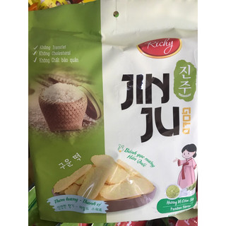 Bánh gạo jinju richy vị cốm sữa bịch 145gr