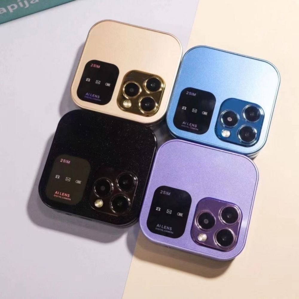 Điện Thoại nắp gập mini 3 mắt SERVO i16 Pro 2 sim nghe gọi nhắn tin cute giá rẻ cho học sinh phong cách nhật bản | BigBuy360 - bigbuy360.vn