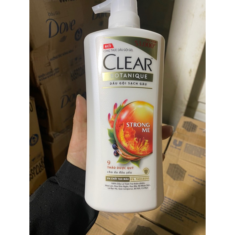 Dầu gội Clear thảo dược 630g (cho da đầu yếu)