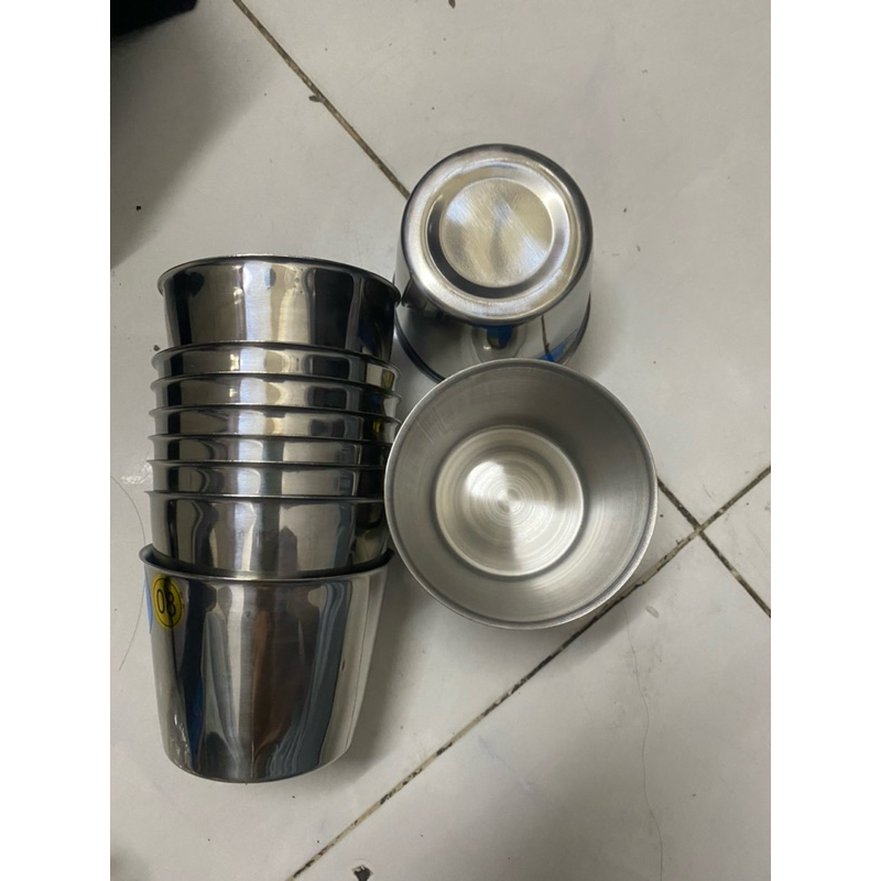 Combo 10 ly làm đá inox cao cấp
