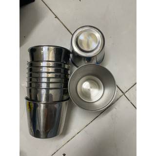 combo 10 Ly làm đá inox đủ các size