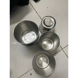 combo 10 Ly làm đá inox đủ các size