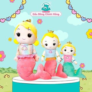 Nàng tiên cá bằng bông chất nhung siêu mịn, món quà đáng yêu cho các bé gái