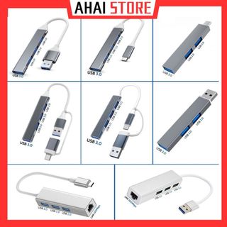 Hub Type C và hub USB 3.0 tốc độ cao tăng cổng chia USB 3.0 mở rộng kết nối chuyển đổi cho laptop táo Laptop PC