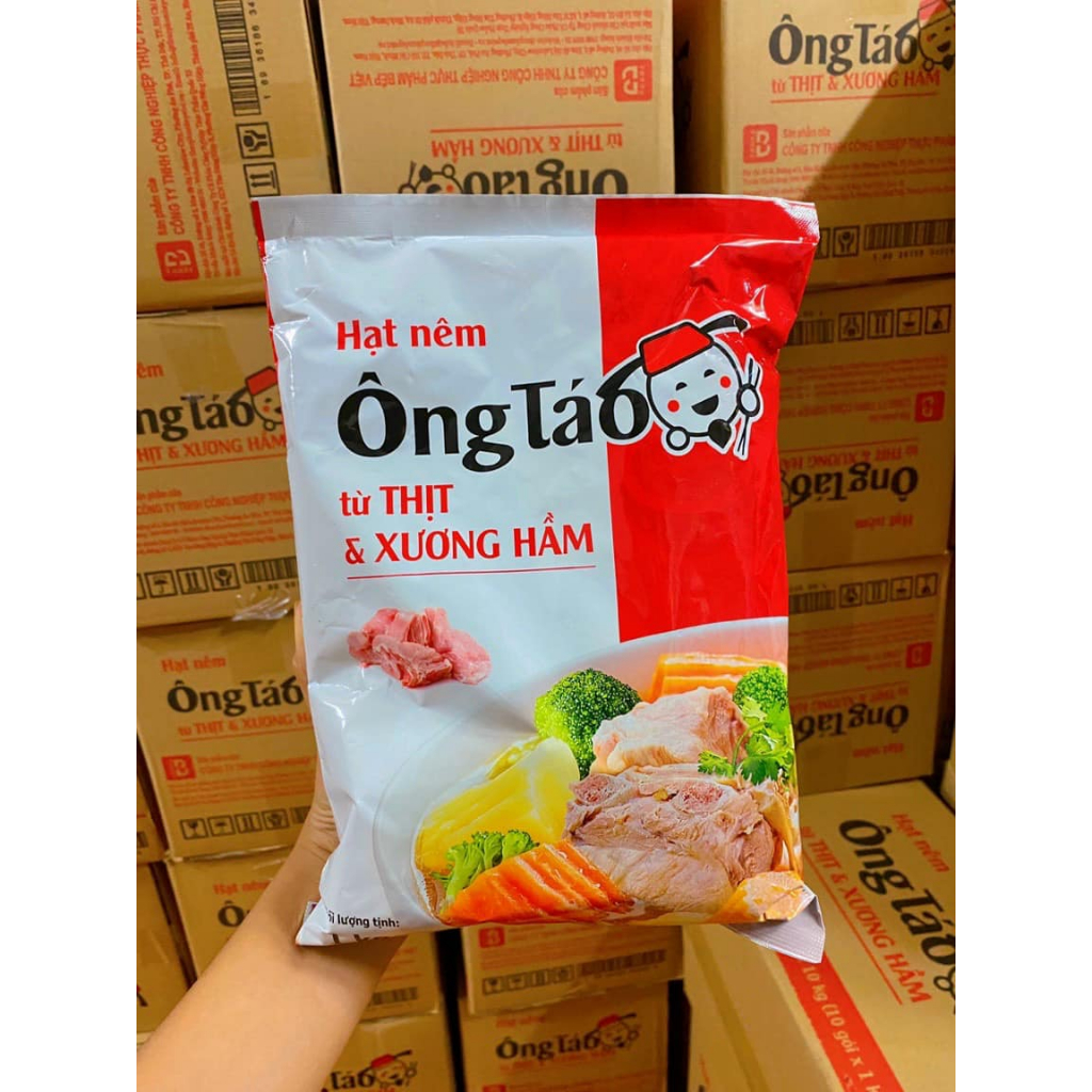 Thùng 10 gói hạt nêm Meizan Thịt - Xương Ống - Tủy - Cà Rốt - Vị Heo túi 1kg - Đại lý sỉ