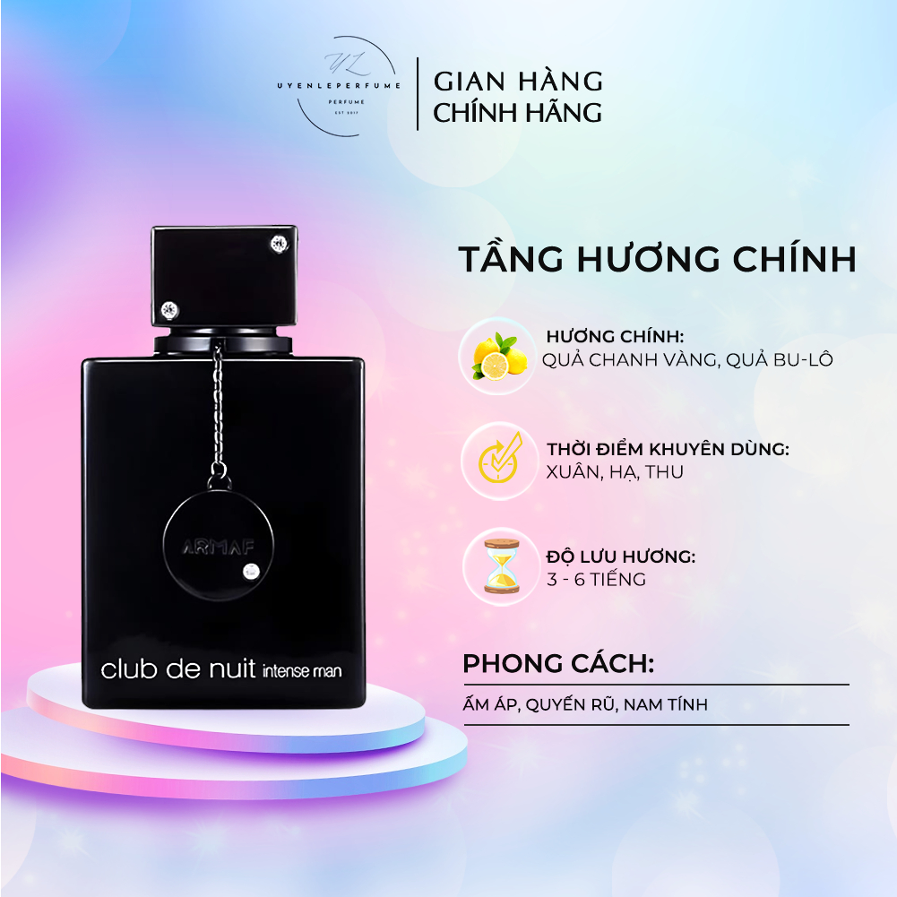 Nước hoa nam Armaf Club De Nuit Intense For Man EDT 105ML