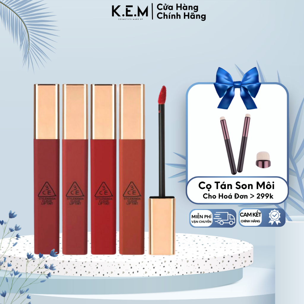 [Full Màu] Son Kem 3CE Cloud Lip Tint 2019