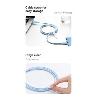 Cáp Sạc Nhanh Baseus Pudding Series Fast Charging Cable USB to Type-C 100W dùng cho Android