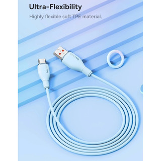 Cáp Sạc Nhanh Baseus Pudding Series Fast Charging Cable USB to Type-C 100W dùng cho Android