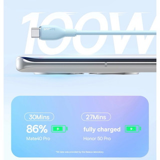 Cáp Sạc Nhanh Baseus Pudding Series Fast Charging Cable USB to Type-C 100W dùng cho Android