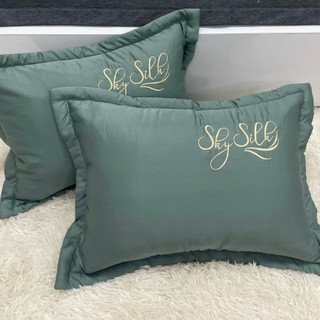 Vỏ gối phi lụa, Áo gối lụa đẹp mịn mát kt 50 x 70cm