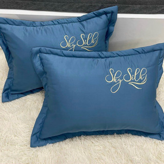 Vỏ gối phi lụa, Áo gối lụa đẹp mịn mát kt 50 x 70cm