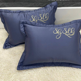Vỏ gối phi lụa, Áo gối lụa đẹp mịn mát kt 50 x 70cm