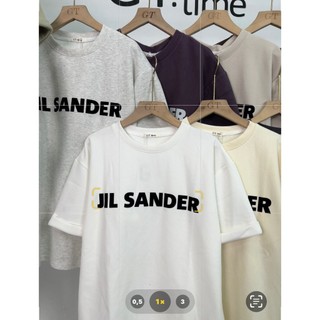 Áo thun nữ áo phông JIN SANDER cổ tròn freesize tay ngắn chất vải cotton mã AB004