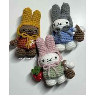 Thỏ bông miffy móc len/Miffy Crochet