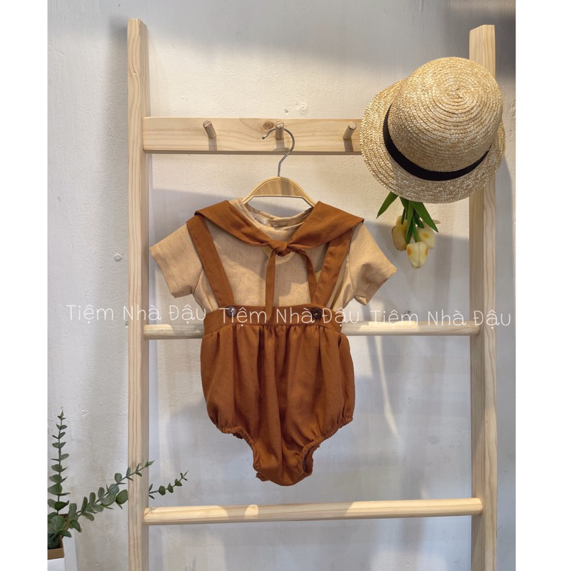 set yếm bé gái kèm khăn