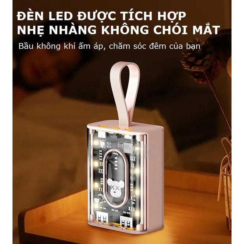 Trạm Sạc Dự Phòng Dung Lượng Khủng 200000mAh công suất 100W Hàng chính hãng