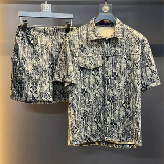 Đồ Bộ Cộc Tay Nam Chất Lụa Latin Cực Đẹp Mặc Đi Chơi Đi Biển Đi Du Lịch - Hàng Siêu Cấp New 2025