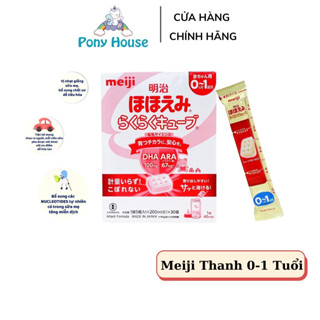Sữa Meiji Thanh Số 0 27g Nội Địa Nhật Cho Bé Sơ Sinh Đến 1 Tuổi (Date 2026) Lẻ 1 Thanh