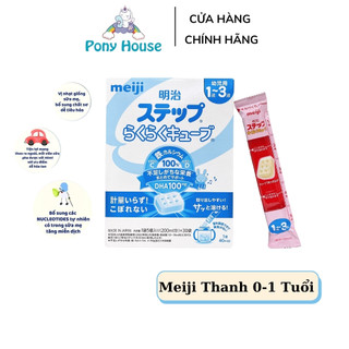 Sữa Meiji Thanh Nội Địa Nhật Số 9 CHo Bé 1-3 Tuổi (Date 2024) Lẻ 1 Thanh